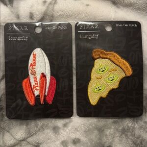 Disney Pixar Loungefly Toy Story Alien Pizza & Pizza Planet Iron-on Patches